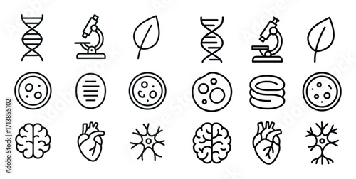 Minimalist Science Icons