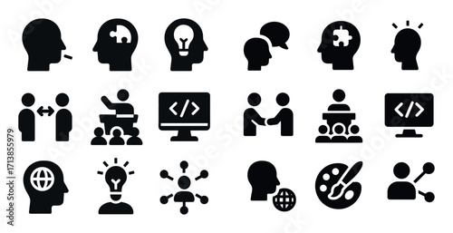 Self-Improvement Icons Grid