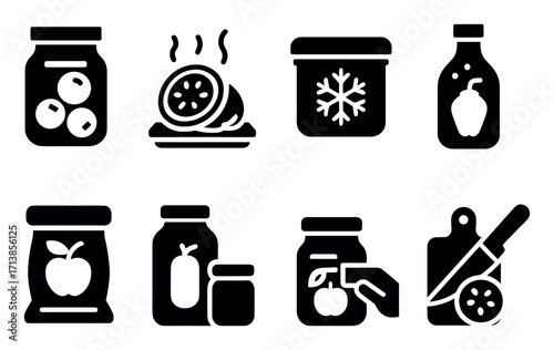 Food Preservation Icons