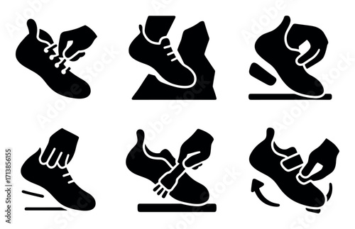 Climbing Shoe Icons