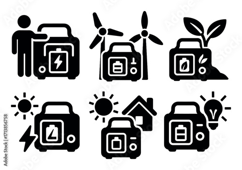 Mini Power Station Icons