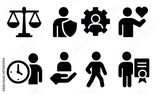 Professionalism Icon Grid