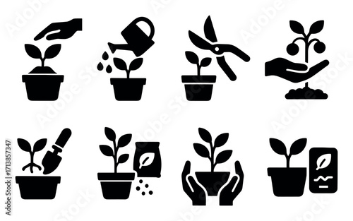 Indoor Gardening Icons