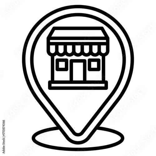 Place line icon