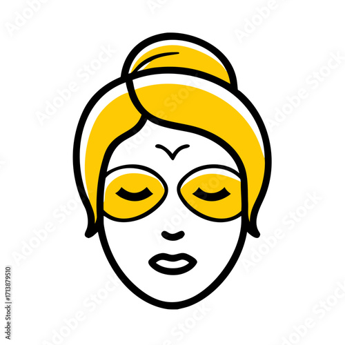 Face Mask Beauty Treatment Icon For Web And Graphic Design