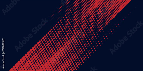 Black and red abstract grunge background with halftone style modern arts sport background abstract art