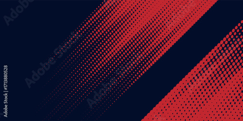 Black and red abstract grunge background with halftone style modern arts sport background abstract art