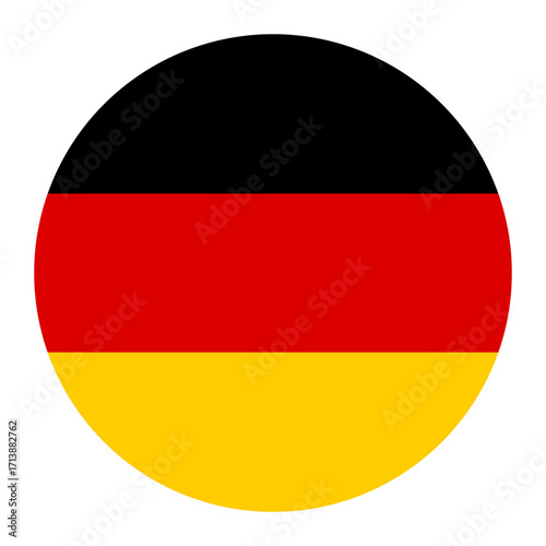 german circular flag vector