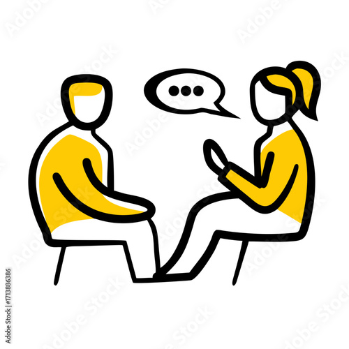Therapy Professional Consultation Help Icon For Web And Graphic Design