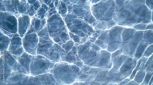 The Blue swimming pool waves background