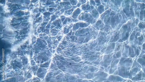 The Blue swimming pool waves background