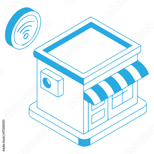 Smart Store Wi-Fi Concept
