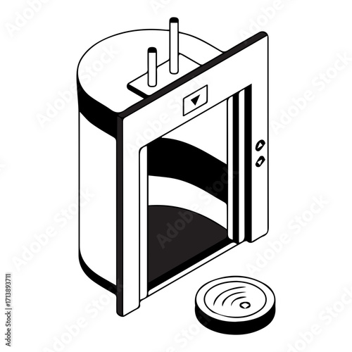 Smart Elevator Icon