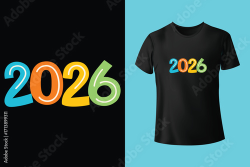 new year t shirt design