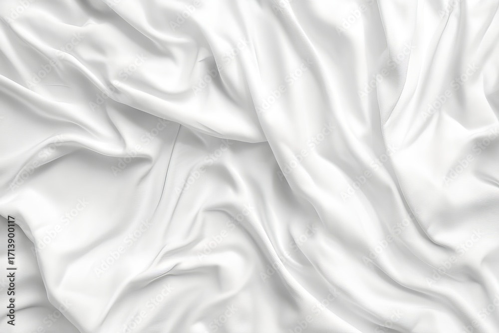 Obraz premium T-shirt Mockup white cotton t-shirt lying flat with natural wrinkles, clean and professional composition, copy space, background color white, minimalism, stock vector