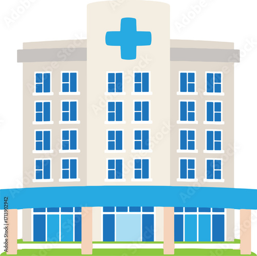 vector illustration of building