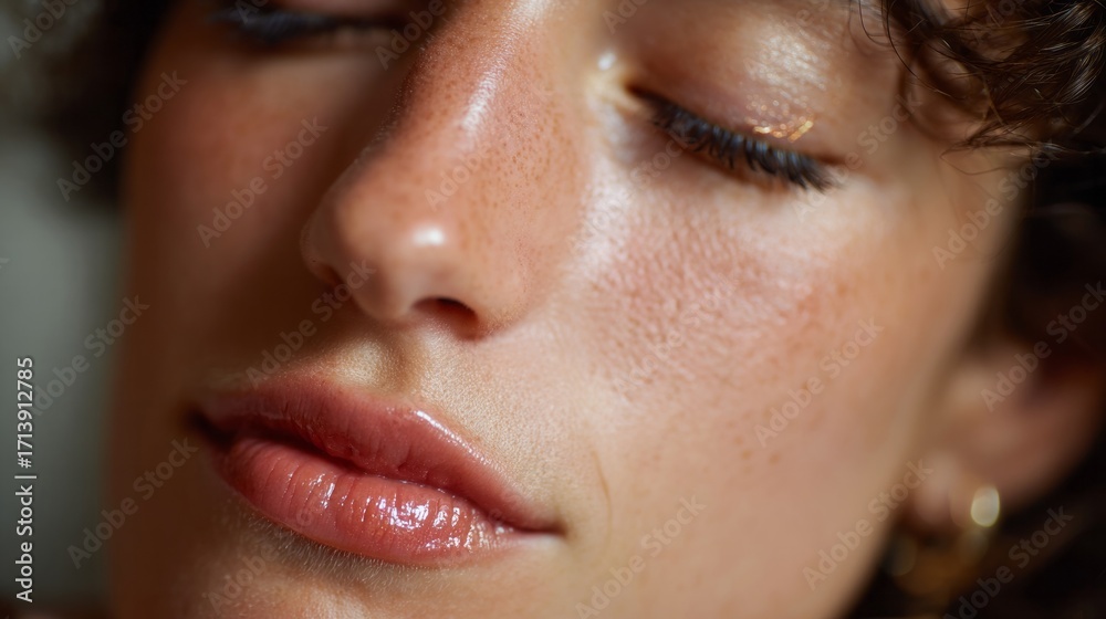 Fototapeta premium close up of a young woman