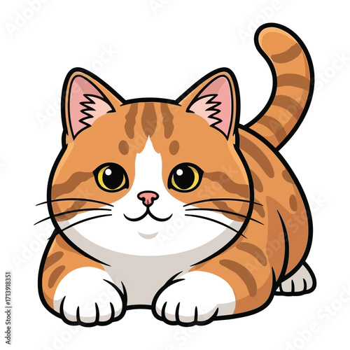 Playful Kitten: A cute and charming kitten with a warm, inviting demeanor. its captivating gaze, delightful charm, and a heartwarming touch of innocence captivates audiences 