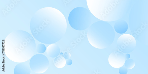 Modern geometric background gradient soft light blue bokeh for Graphic Business background hitech modern abstract