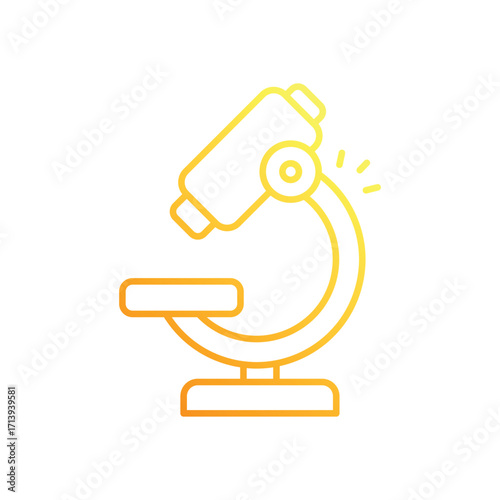 Research Gradient Line Color Vector Icon