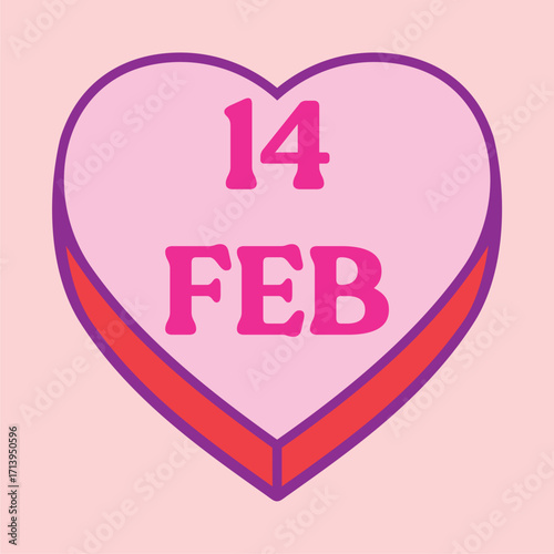 heart gift box velentine.eps
