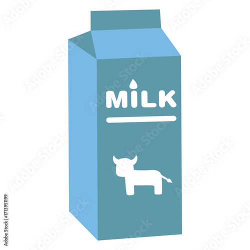 milk box carton illustration