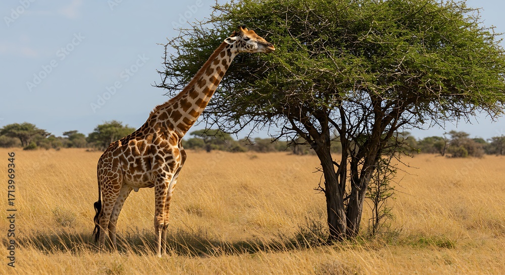 Obraz premium Gentle Giraffe