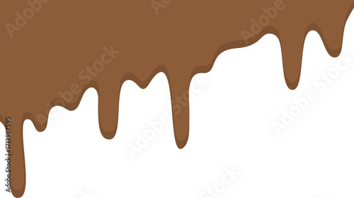 melted chocolate dripping