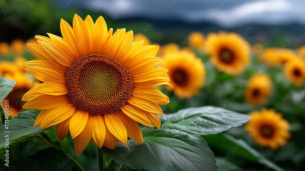 Fototapeta premium sunflower in the field