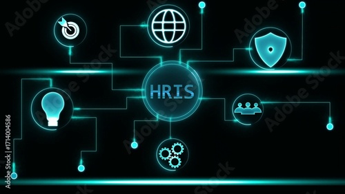 HRIS Human Resources Information System Management Technology Concept Keywords: HRIS, Human Resources Information System, management, technology, concept, human, resources