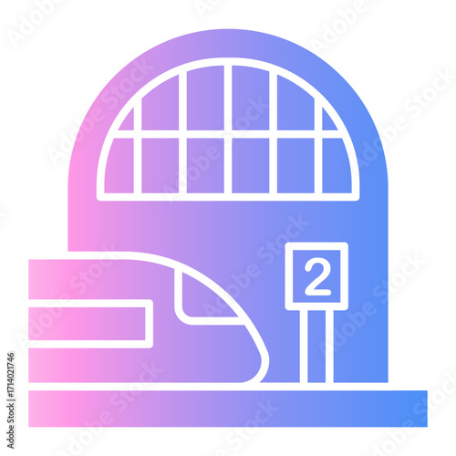 railway Gradient icon