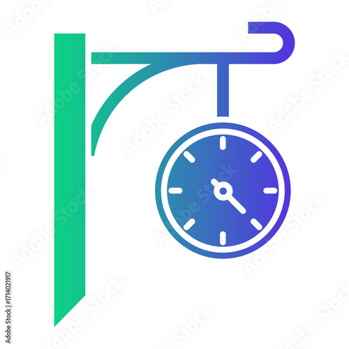 clock Gradient icon