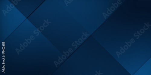 Modern background gradient dark navy blue banner simple modern design vector