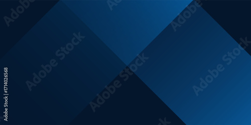 Modern background gradient dark navy blue banner abstract