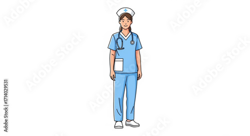 Nurse is a healthcare professional who provides medical care, support, and assistance to patients in hospitals and clinics