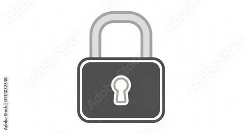 Padlock security and privacy concept protection, safety, and access control icon lock, key, and secure symbol