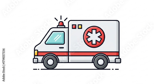 Ambulance, a vital emergency vehicle equipped for rapid medical response and patient transport to the hospital