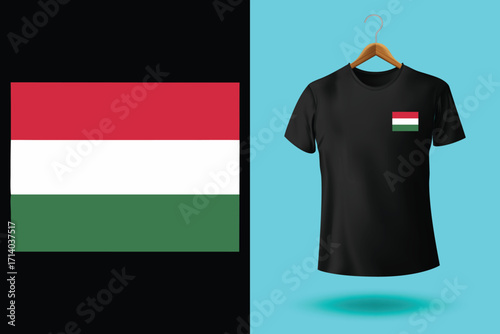 Graphic design and tshirt featuring free gaza free palestine slogan with national flag colors, promoting solidarity and awareness
