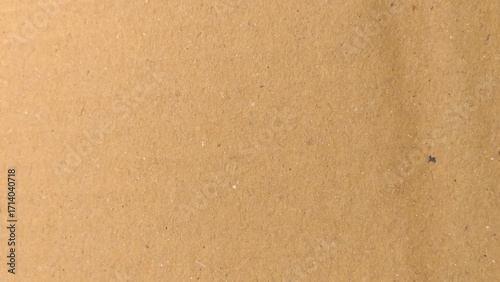 Background of brown kraft paper or cardboard texture.  old paper sheet, parchment or papyrus surface, vector realistic illustration.