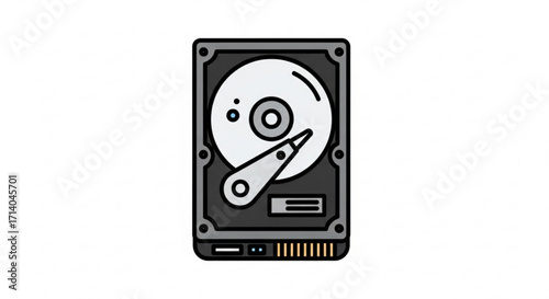 Hard drive disk hdd storage data computer technology it hardware component memory drive information device