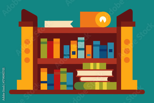 bookshelf with books