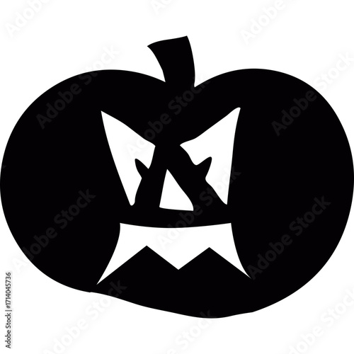 Halloween stickers and scary magic in cartoons