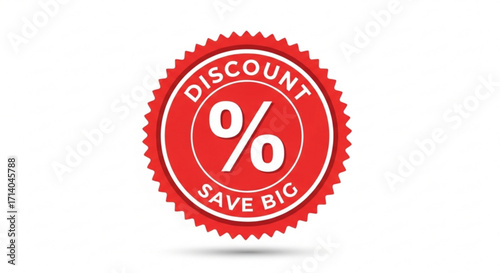 Sale discount offer promotion vector graphic template for business and marketing special price tag design