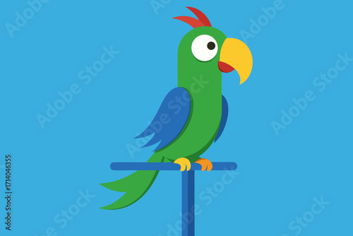 parrot on a branch
