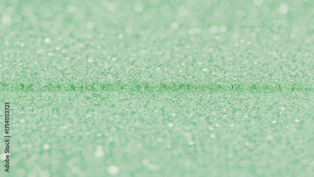 Obraz premium Abstract Green Glitter Texture Background for Festive Decoration and Design