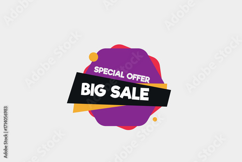 Special Offers Big Sale Vector Design