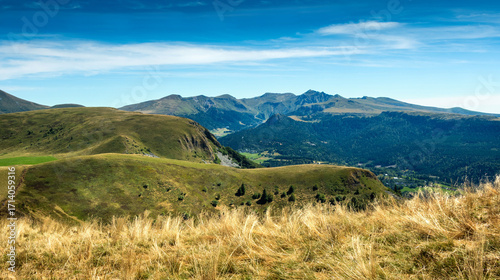 Sancy Massif. Auvergne volcanoes natural park. Puy-de-Dome; Auvergne-Rhone-Alpes. France