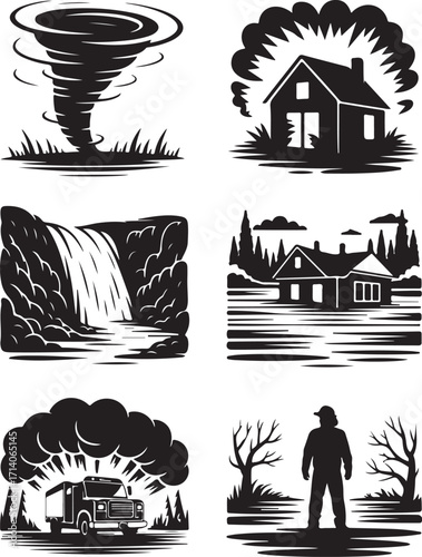 Natural disaster icons save lives, homes, and livelihoods