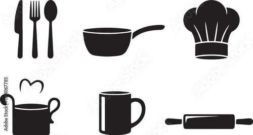 Essential kitchen icons for culinary success