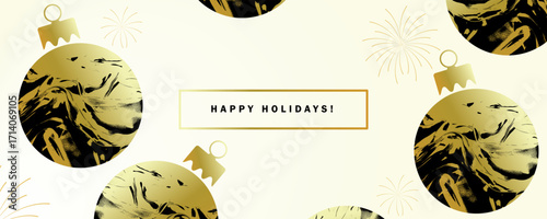 new year holiday banner template design, social media post or website banner design
